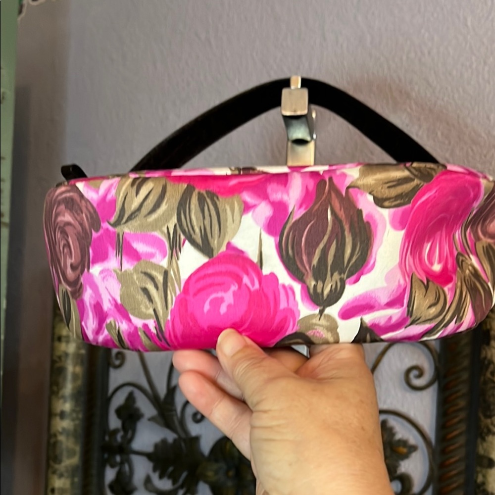 Kate Spade Pink and Brown Shoulder Bag with Botanical Print - Picture 4 of 11